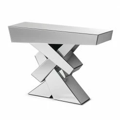 Konsolentisch Mit Kristall-Spiegelglas Montea 116x33 Cm