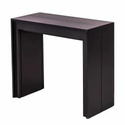 Konsolentisch Verlängerbar Als Großer Esstisch Sumilar In Schwarz