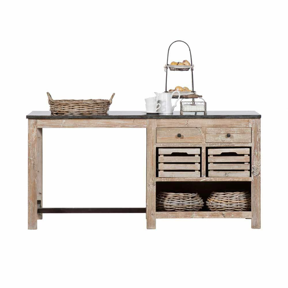 Küchen Arbeitstisch Ashvills Im Landhaus Rustikal 1 Küchen Arbeitstisch Ashvills Im Landhaus Rustikal