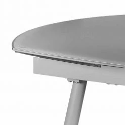 Küchentisch Sectian Aus Glas Grau 8 Küchentisch Sectian Aus Glas Grau -Raik Shop kuechentisch glas grau abgerundet sectian 02