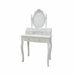 Landhaus Frisiertisch Leviusa In Weiß Creme
