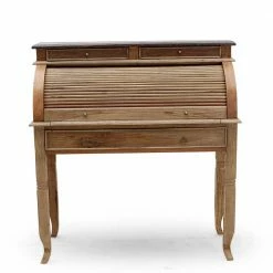 Landhaus Schreibsekretär Mangato Aus Teak Recyclingholz