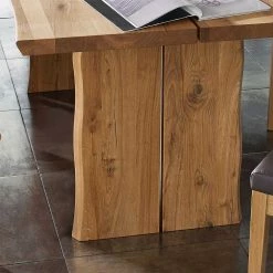 Massivholztisch Sympatia Aus Wildeiche -Raik Shop massivholztisch wildeiche mit baumkante sympatia 03