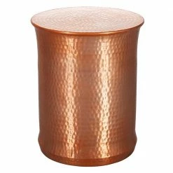 Metall Beistelltisch In Zylinderform - Vartinique