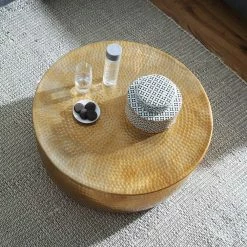 Metall Design Sofatisch In Gold - Lucios -Raik Shop metall design sofatisch in gold lackiert aus aluminium lucios 03