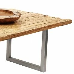 Moderner Esstisch Aus Recyceltem Teakholz - Adison 11 Moderner Esstisch Aus Recyceltem Teakholz - Adison -Raik Shop moderner esstisch aus recyceltem teakholz und stahl in altsilber adison 03