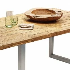 Moderner Esstisch Aus Recyceltem Teakholz - Adison 12 Moderner Esstisch Aus Recyceltem Teakholz - Adison -Raik Shop moderner esstisch aus recyceltem teakholz und stahl in altsilber adison 04