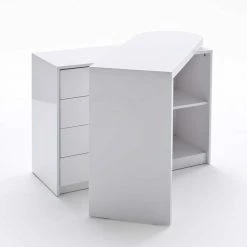 PC-Tisch Mica In Hochglanz Weiß 12 PC-Tisch Mica In Hochglanz Weiß -Raik Shop pc tisch hochglanz weiss schwenkbar mica 05