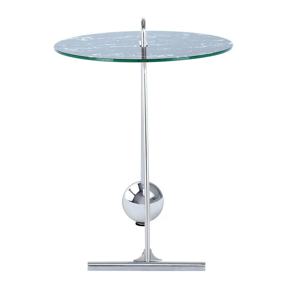 Runder Beistelltisch In Schwarz & Silber - Chaylin 5 Runder Beistelltisch In Schwarz & Silber - Chaylin – Bild 3