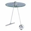 Runder Beistelltisch In Schwarz & Silber - Chaylin 2 Runder Beistelltisch In Schwarz & Silber - Chaylin -Raik Shop runder beistelltisch in schwarz silber aus glas stahl chaylin f
