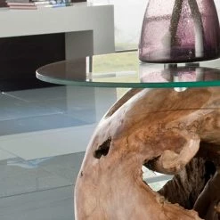 Runder Couchtisch Pitlane Mit Glasplatte -Raik Shop runder couchtisch glasplatte ausgefallen pitlane 04