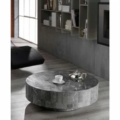 Runder Couchtisch Dezi Aus Stein -Raik Shop runder couchtisch stein modern dezi 04
