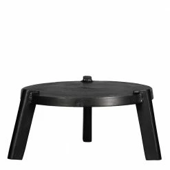 Rundes Industrial Couchtisch Set - Sobotta (zweiteilig) -Raik Shop rundes industrial couchtisch set aus aluminium in schwarz sobotta 03