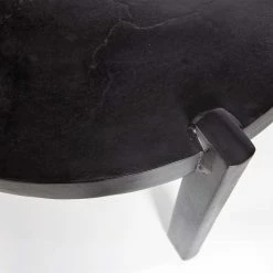 Rundes Industrial Couchtisch Set - Sobotta (zweiteilig) -Raik Shop rundes industrial couchtisch set aus aluminium in schwarz sobotta 04