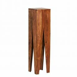 Rustikale Holz Blumensäule Set Pisinon Aus Sheesham (dreiteilig) -Raik Shop rustikale holz blumensaeule set sheesham landhausstil pisinon 04