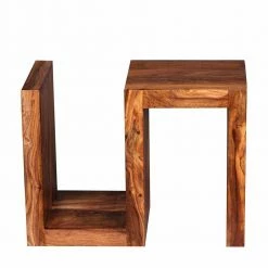 S-Form Design Tischchen Hoslo Aus Holz Massiv 12 S-Form Design Tischchen Hoslo Aus Holz Massiv -Raik Shop s form design tischchen holz massiv auch als regal nutzbar hoslo 04