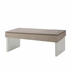 Sofatisch Nuento Mit Zwei Schubladen -Raik Shop sofatisch zwei schubladen mit hoehenverstellbarer tischplatte nuento 05