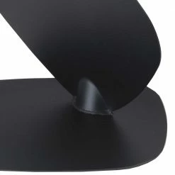 Stahl Beistelltisch In Schwarz Pulverbeschichtet - Acapella -Raik Shop stahl beistelltisch in schwarz pulverbeschichtet extravagantes design acapella 05