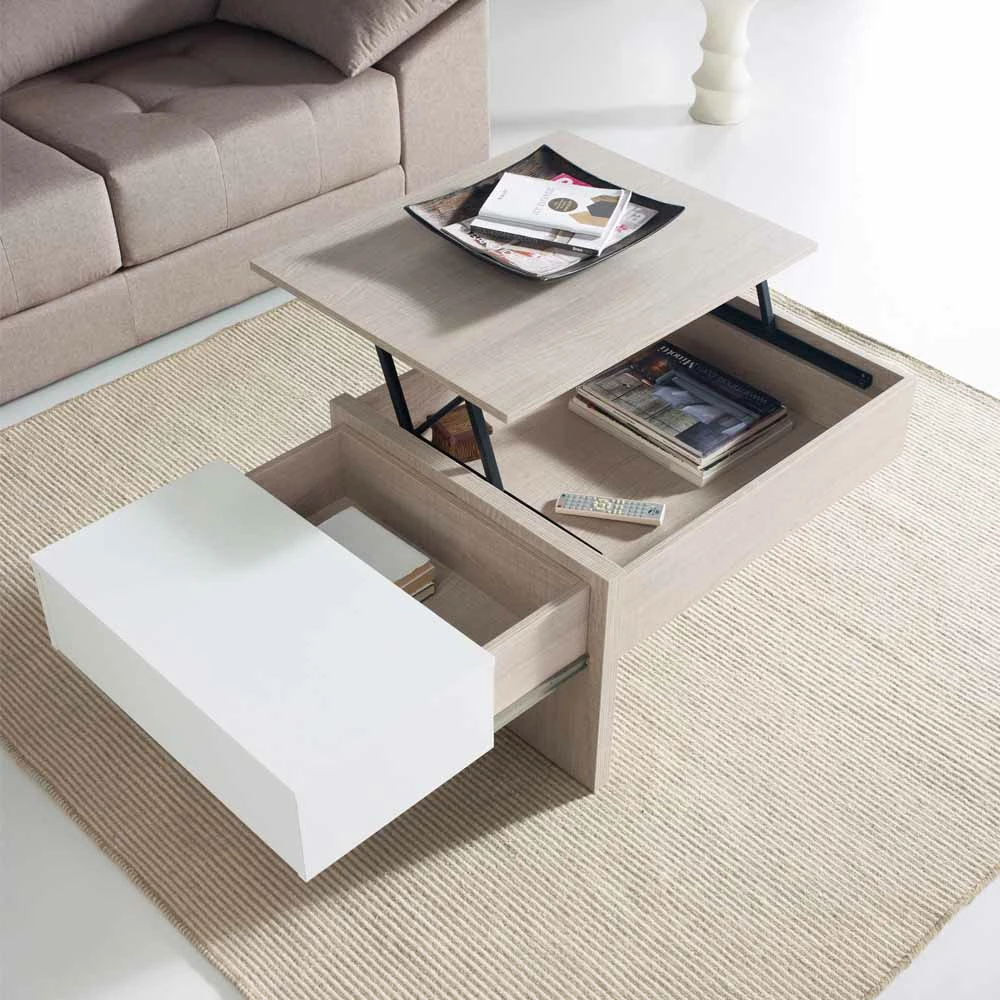 Stauraum Couchtisch Oventa Im Design Zweifarbig 4 Stauraum Couchtisch Oventa Im Design Zweifarbig – Bild 2