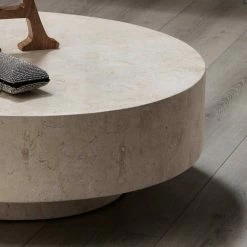 Raik Shop -Raik Shop stein couchtisch creme rund karan 02