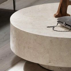 Stein Couchtisch Karan In Creme -Raik Shop stein couchtisch creme rund karan 03