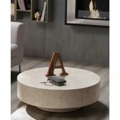 Stein Couchtisch Karan In Creme -Raik Shop stein couchtisch creme rund karan 04