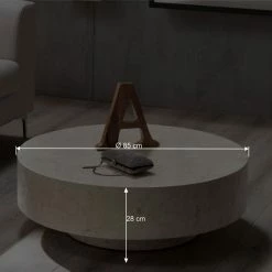 Stein Couchtisch Karan In Creme -Raik Shop stein couchtisch creme rund karan be