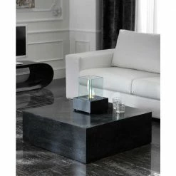 Stein Couchtisch Luvega In Schwarz -Raik Shop stein couchtisch schwarz block luvega 05