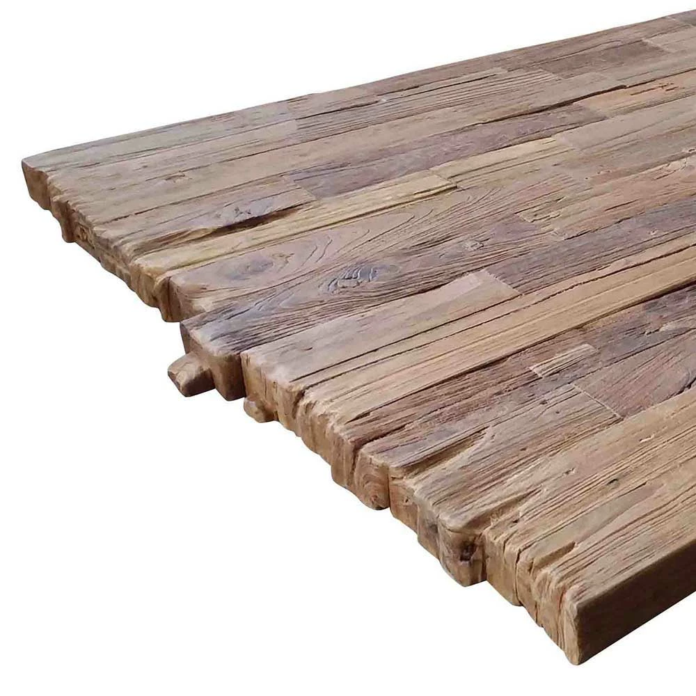 Teak Recyclingholz Tisch Mit X Füßen - Omegon 8 Teak Recyclingholz Tisch Mit X Füßen - Omegon – Bild 6