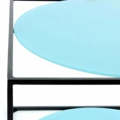 Toller Beistelltisch In Hellblau & Schwarz - Vosina -Raik Shop toller beistelltisch in hellblau schwarz in rund quadratisch vosina 04