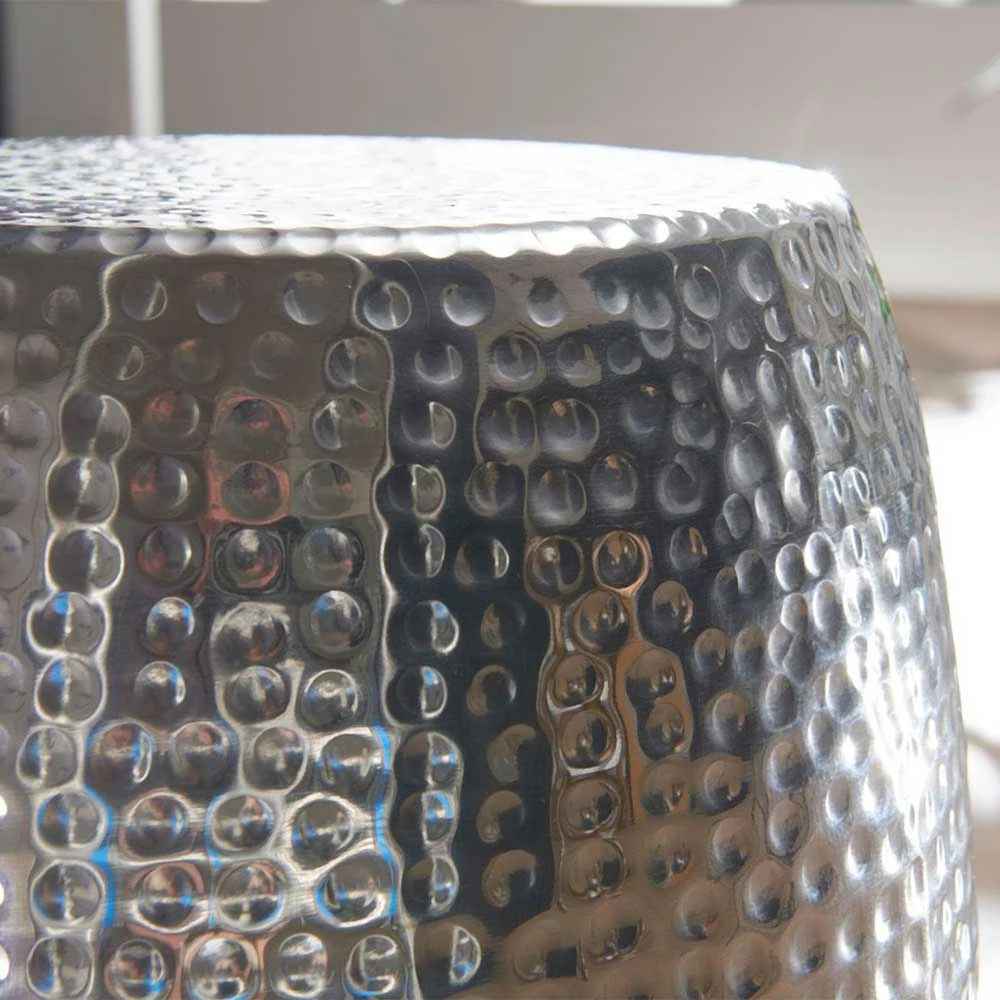 Tonnen Design Beistelltisch Aus Aluminium - Bahare 6 Tonnen Design Beistelltisch Aus Aluminium - Bahare – Bild 4