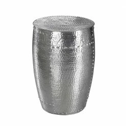 Ungewöhnlicher Beistelltisch In Fass Optik - Anela