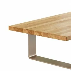 Wohnzimmertisch Tabbot Aus Wildeiche Massivholz -Raik Shop wohnzimmertisch wildeiche massivholz metall tabbot 02