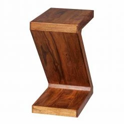 Z-Design Beistelltisch Hoslo Aus Holz Mit Klarlack -Raik Shop z design beistelltisch holz mit klarlack sheesham hoslo 02