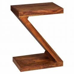Z-Design Beistelltisch Hoslo Aus Holz Mit Klarlack -Raik Shop z design beistelltisch holz mit klarlack sheesham hoslo 04